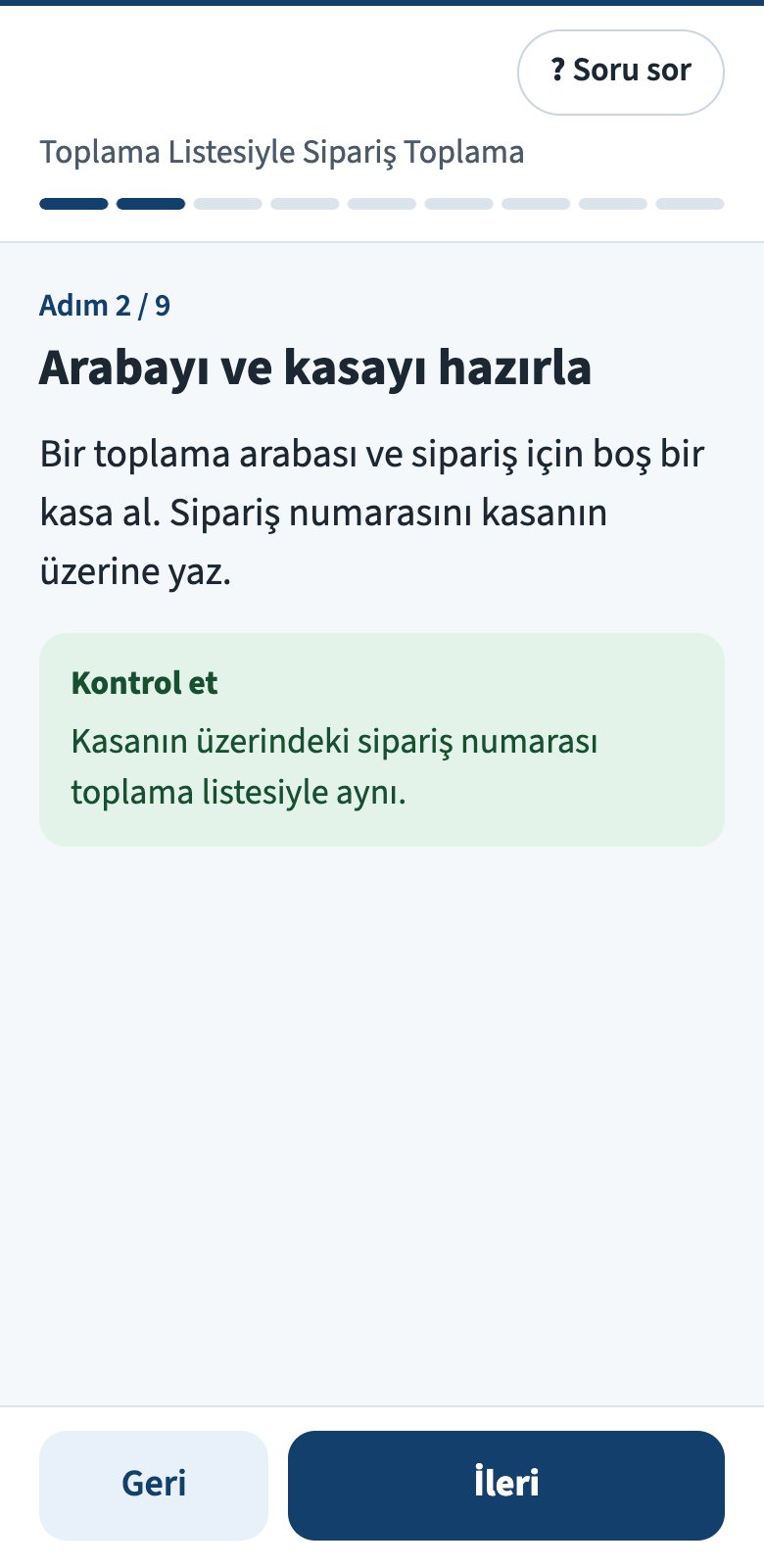 Anleitung auf Türkisch